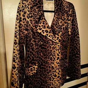 Sans Souci Leopard Print Blazer